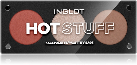 Inglot Face Palette osvetljevalec, bronzer in rdečilo