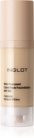 Inglot Skin Focused Care Face Foundation SPF 50 deckendes Make-up SPF 50