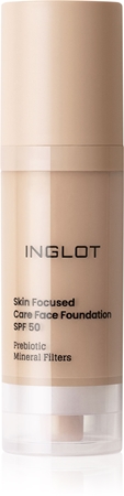 Inglot Skin Focused Care Face Foundation SPF 50 deckendes Make-up SPF 50