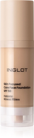 Inglot Skin Focused Care Face Foundation SPF 50 deckendes Make-up SPF 50