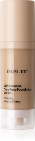 Inglot Skin Focused Care Face Foundation SPF 50 deckendes Make-up SPF 50