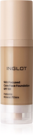 Inglot Skin Focused Care Face Foundation SPF 50 deckendes Make-up SPF 50