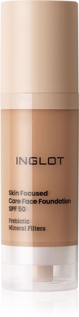 Inglot Skin Focused Care Face Foundation SPF 50 deckendes Make-up SPF 50