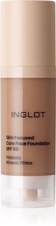 Inglot Skin Focused Care Face Foundation SPF 50 deckendes Make-up SPF 50