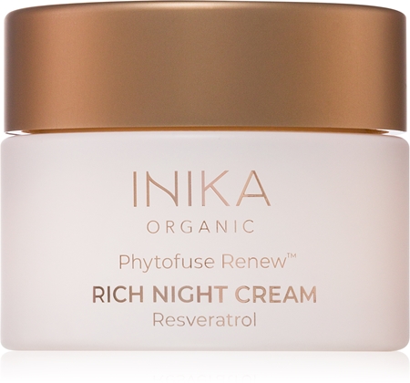 INIKA Organic Phytofuse Renew Rich Night Cream antioxidační noční krém