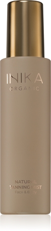 INIKA Organic Tanning Natural Mist espuma bronzeadora para corpo e rosto