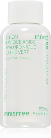 innisfree Green Tea Hyaluronic Toner Moisturizing Skin Tonic to strengthen the skin barrier