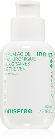 innisfree Green Tea Seed Hyaluronic Serum Soothing Face Serum for radiance and hydration