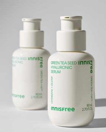 innisfree Green Tea Seed Hyaluronic Serum Soothing Face Serum for radiance and hydration