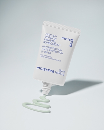 innisfree Daily UV Defense Mineral Sunscreen Mineral Protective Face Fluid SPF 50