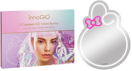 innoGIO Vibes Bunny GIO-759BN Cosmetic Mirror with LED backlight