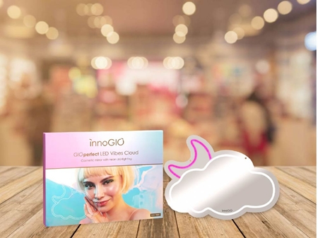 innoGIO Vibes Cloud GIO-759C Cosmetic Mirror with LED backlight