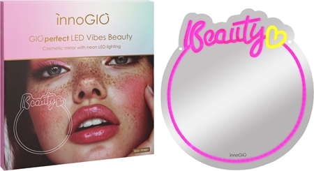 innoGIO Vibes Beauty GIO-759BY Cosmetic Mirror with LED backlight