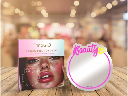 innoGIO Vibes Beauty GIO-759BY Cosmetic Mirror with LED backlight