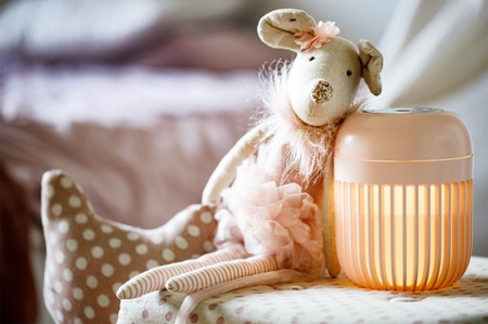innoGIO GIOhygro umidificator de aer cu iluminare Pink
