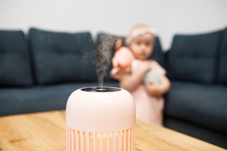 innoGIO GIOhygro umidificator de aer cu iluminare Pink