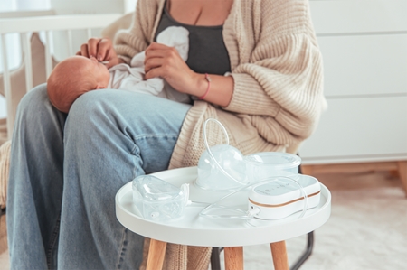 innoGIO GIOmum Line Soft with Nasal Aspirator Breast Pump