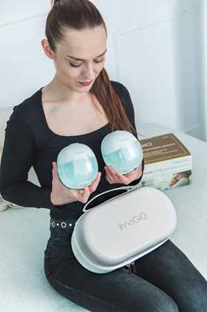 innoGIO GIOmum Line Premium Warm Double GIO-361 Breast Pump