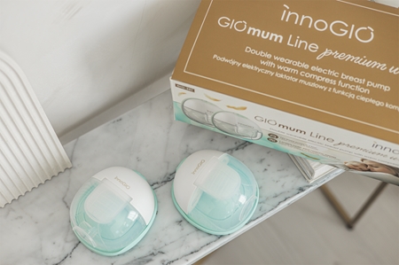 innoGIO GIOmum Line Premium Warm Double GIO-361 Breast Pump