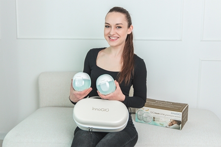 innoGIO GIOmum Line Premium Warm Double GIO-361 Breast Pump