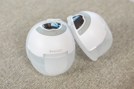 innoGIO GIOmum Line Discreet double electric hands-free breast pump
