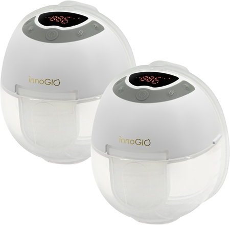 innoGIO GIOmum Line Discreet double electric hands-free breast pump