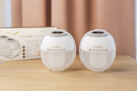 innoGIO GIOmum Line Discreet double electric hands-free breast pump