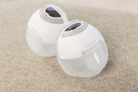 innoGIO GIOmum Line Discreet double electric hands-free breast pump