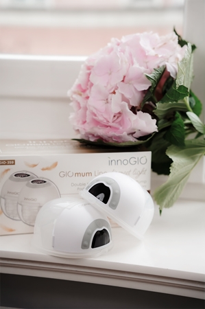 innoGIO GIOmum Line Discreet double electric hands-free breast pump