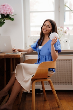 innoGIO GIOmum Line Discreet double electric hands-free breast pump