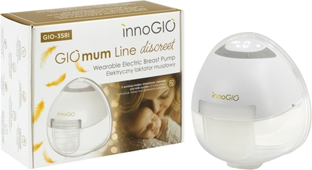 innoGIO GIOmum Line Discreet Single GIO-3581 krūts piena sūknis