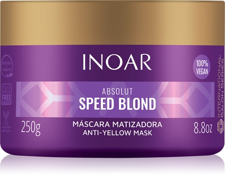 INOAR Absolut Speed Blond vyživující tónovací maska pro blond vlasy