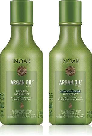 INOAR Argan Oil System sada pro hydrataci a lesk