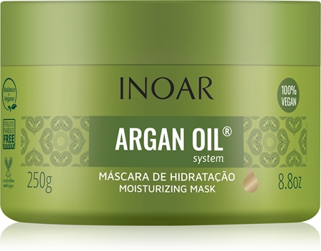 INOAR Argan Oil System hidratáló és simító maszk hajra