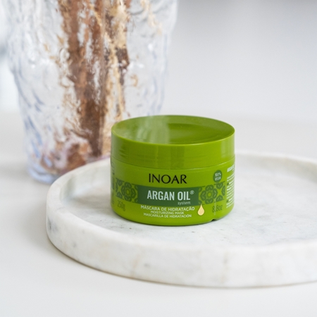 INOAR Argan Oil System hidratáló és simító maszk hajra