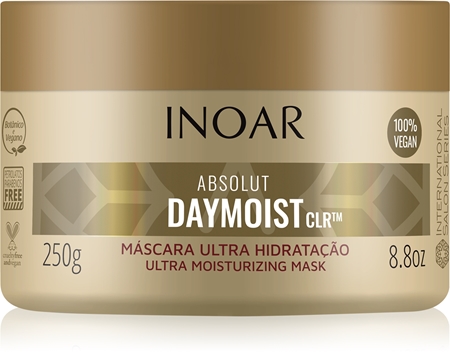 INOAR Absolut Daymoist CLR™ intenzivní hydratační maska pro suché a barvené vlasy