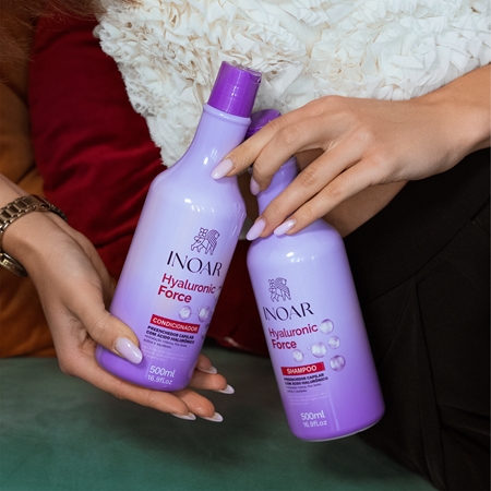 INOAR Hyaluronic Force Shampoo Fuktgivande schampo med hyaluronsyra