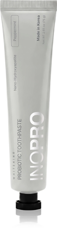 InoPro Probiotic Toothpaste dentifrice blanchissant sans fluorure