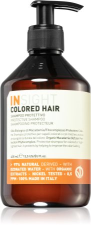 INSIGHT Colored Hair rozjasňující a posilující šampon pro barvené vlasy s vysokým leskem