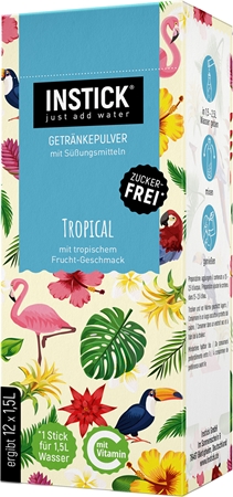 INSTICK Tropical poudre pour la préparation de boisson