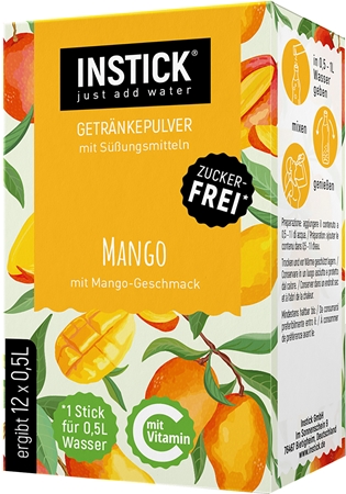 INSTICK Mango poudre pour la préparation de boisson