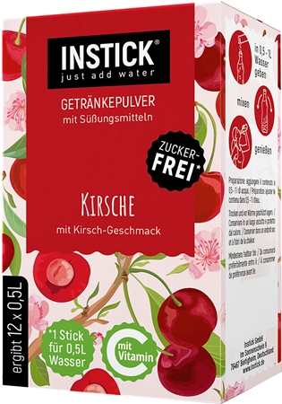 INSTICK Cherry poudre pour la préparation de boisson