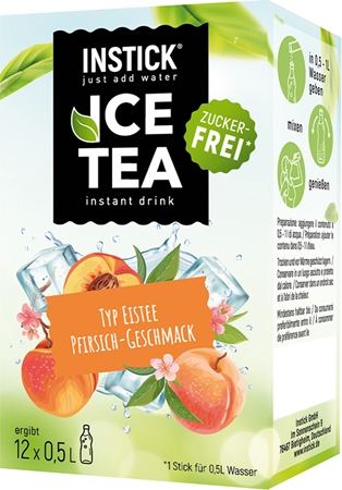 INSTICK Ice Tea Pulver zur Herstellung von Getränken