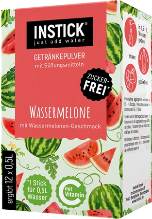INSTICK Watermelon poudre pour la préparation de boisson