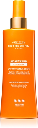 Institut Esthederm Adaptasun Sensitive Protective Body Lotion aurinkosuojamaito korkea UV-suoja