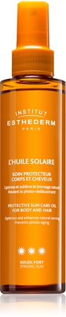 Institut Esthederm Sun Care Protective Sun Care Oil For Body And Hair opalovací olej na tělo a vlasy s vysokou UV ochranou