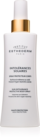 Institut Esthederm Sun Intolerance Body Spray spray protecteur corps qui renforce la tolérance au solel haute protection solaire