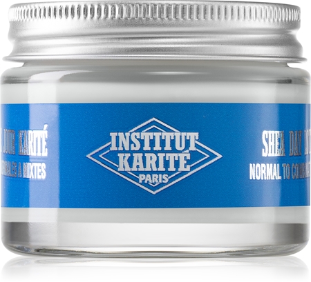 Institut Karité Paris Milk Cream Shea Day Lotion leichte feuchtigkeitsspendende Tagescreme für normale Haut und Mischhaut