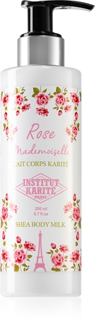 Institut Karité Paris Rose Mademoiselle Shea Body Milk hydratační tělové mléko s bambuckým máslem