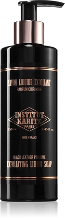 Institut Karité Paris Black Leather Exfoliating Liquid Soap savon liquide exfoliant